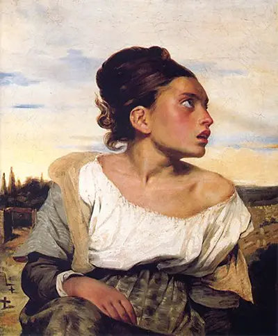 Orphan Girl at the Cemetery Eugene Delacroix